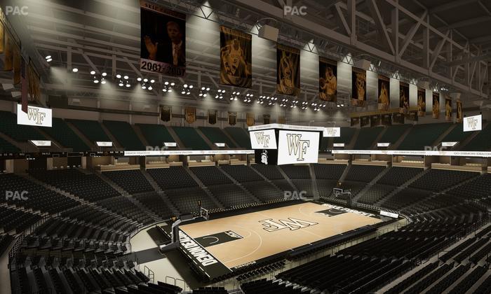 Lawrence Joel Veterans Memorial Coliseum - Section 215 Seat View
