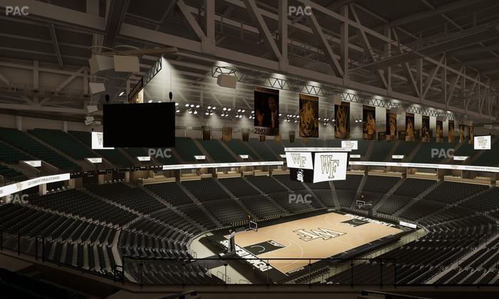 Lawrence Joel Veterans Memorial Coliseum - Section 216 Seat View