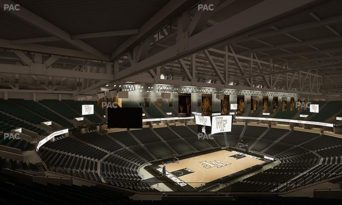 Lawrence Joel Veterans Memorial Coliseum - Section 216 Seat View