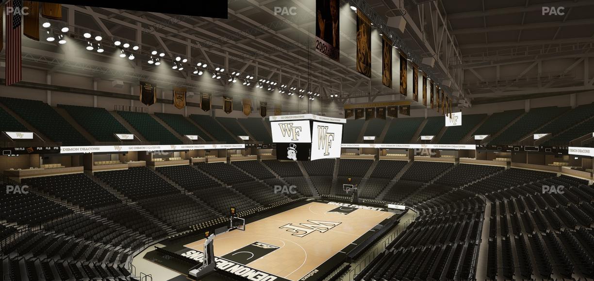 Lawrence Joel Veterans Memorial Coliseum - Section 217 Seat View