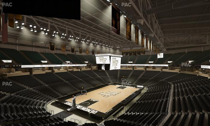 Lawrence Joel Veterans Memorial Coliseum - Section 217 Seat View