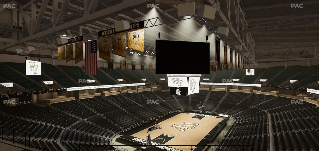 Lawrence Joel Veterans Memorial Coliseum - Section 218 Seat View