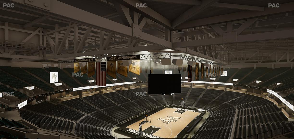 Lawrence Joel Veterans Memorial Coliseum - Section 218 Seat View