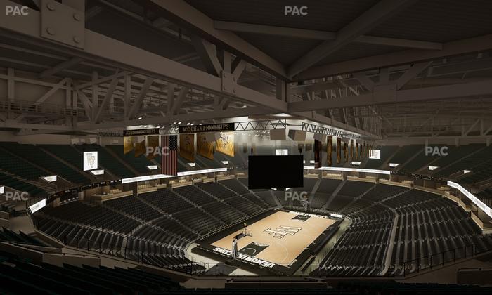 Lawrence Joel Veterans Memorial Coliseum - Section 218 Seat View