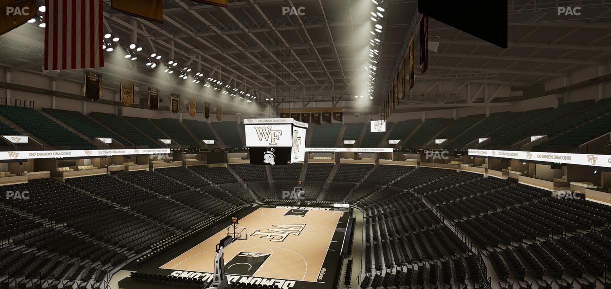 Lawrence Joel Veterans Memorial Coliseum - Section 219 Seat View