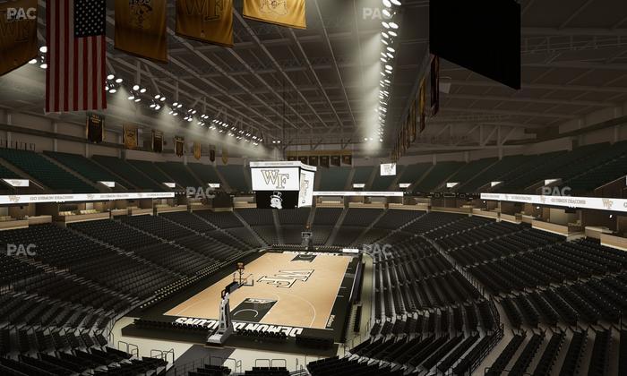 Lawrence Joel Veterans Memorial Coliseum - Section 219 Seat View