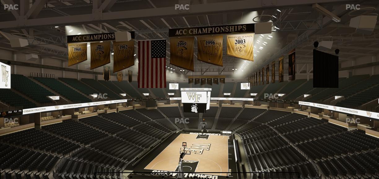 Lawrence Joel Veterans Memorial Coliseum - Section 220 Seat View