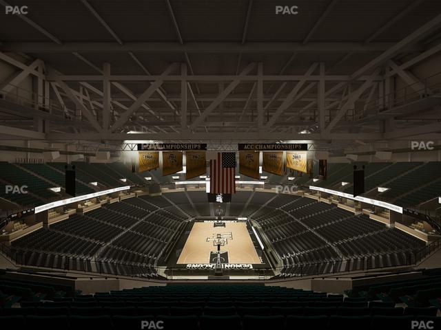 Lawrence Joel Veterans Memorial Coliseum - Section 221 Seat View