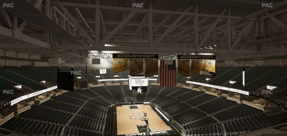 Lawrence Joel Veterans Memorial Coliseum - Section 222 Seat View