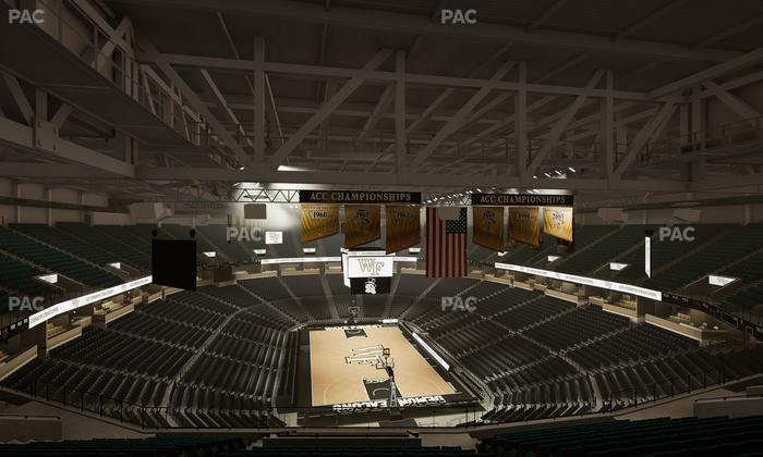 Lawrence Joel Veterans Memorial Coliseum - Section 222 Seat View