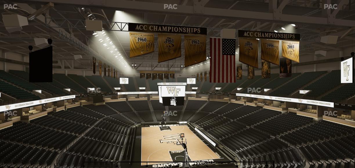 Lawrence Joel Veterans Memorial Coliseum - Section 222 Seat View