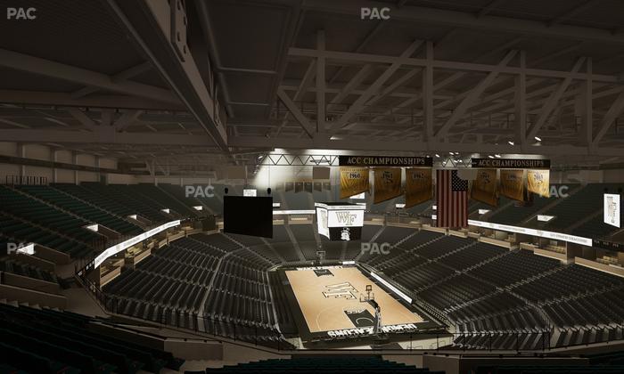 Lawrence Joel Veterans Memorial Coliseum - Section 223 Seat View