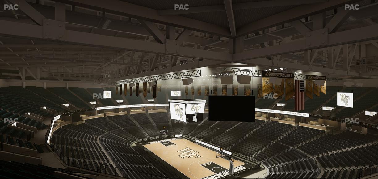 Lawrence Joel Veterans Memorial Coliseum - Section 225 Seat View