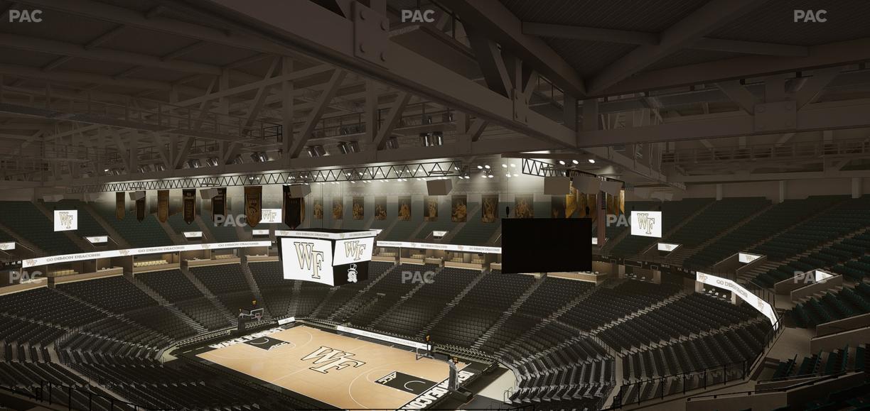 Lawrence Joel Veterans Memorial Coliseum - Section 226 Seat View