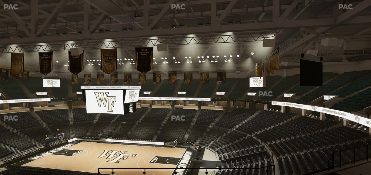 Lawrence Joel Veterans Memorial Coliseum - Section 228 Seat View