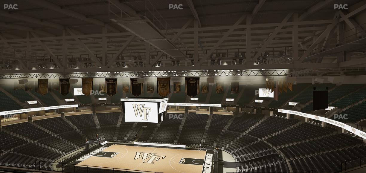 Lawrence Joel Veterans Memorial Coliseum - Section 229 Seat View