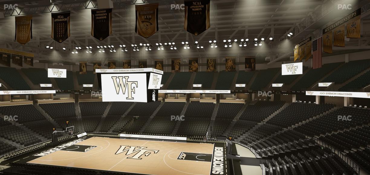 Lawrence Joel Veterans Memorial Coliseum - Section 229 Seat View