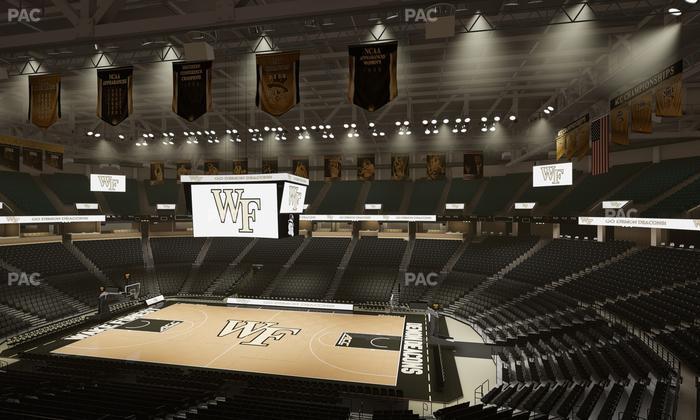 Lawrence Joel Veterans Memorial Coliseum - Section 229 Seat View