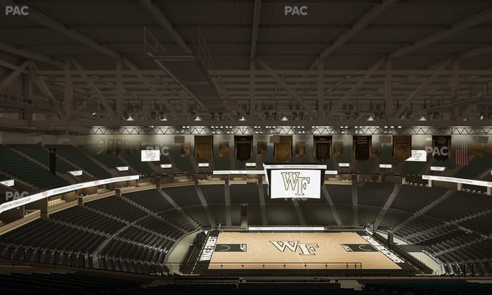 Lawrence Joel Veterans Memorial Coliseum - Section 232 Seat View