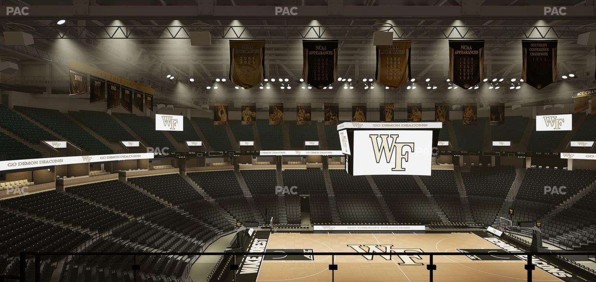 Lawrence Joel Veterans Memorial Coliseum - Section 232 Seat View