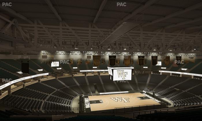 Lawrence Joel Veterans Memorial Coliseum - Section 233 Seat View