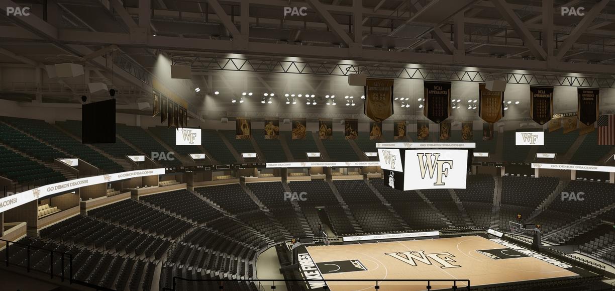 Lawrence Joel Veterans Memorial Coliseum - Section 234 Seat View