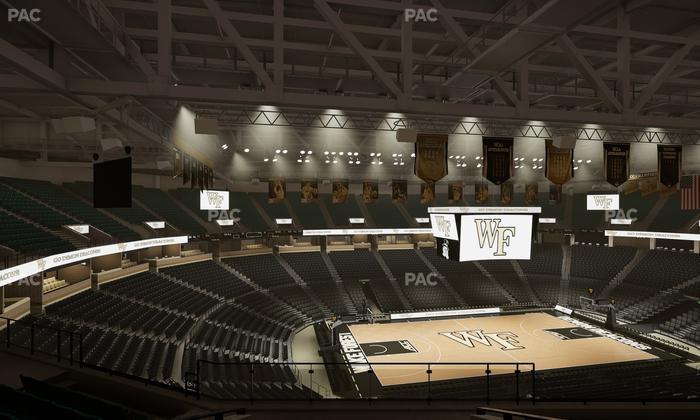 Lawrence Joel Veterans Memorial Coliseum - Section 234 Seat View