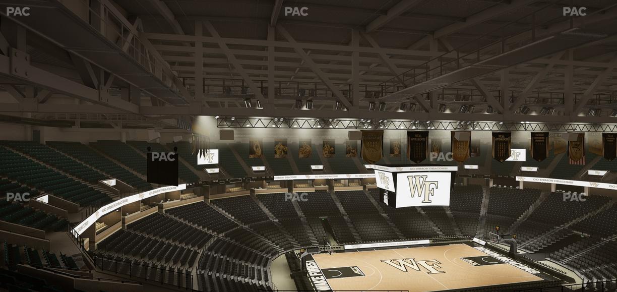 Lawrence Joel Veterans Memorial Coliseum - Section 234 Seat View