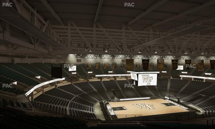 Lawrence Joel Veterans Memorial Coliseum - Section 234 Seat View