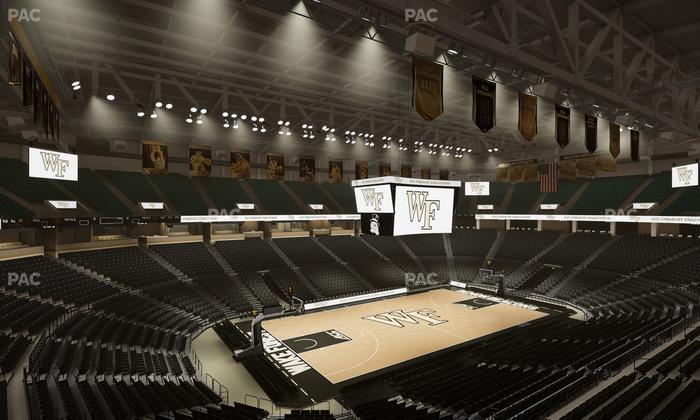 Lawrence Joel Veterans Memorial Coliseum - Section 235 Seat View