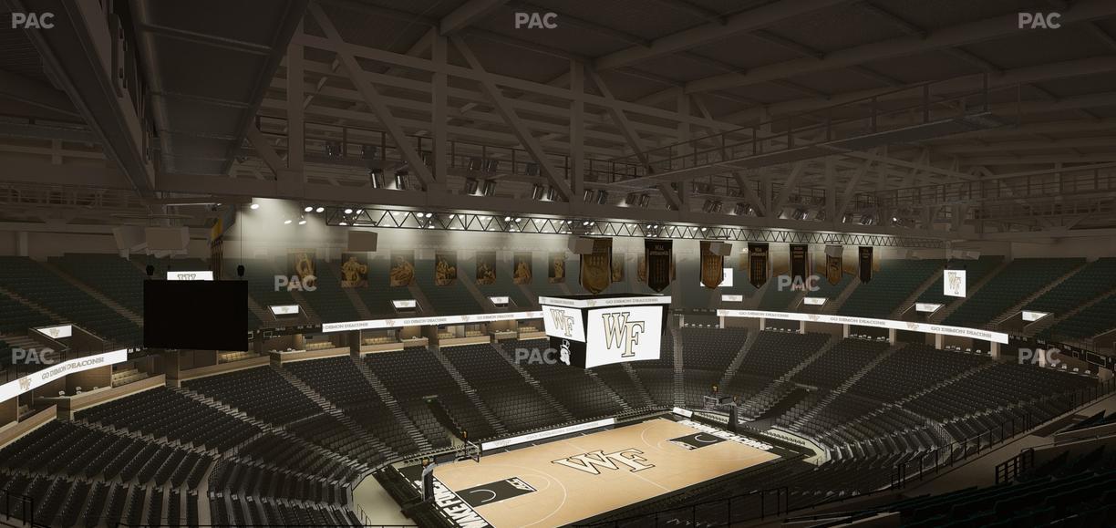 Lawrence Joel Veterans Memorial Coliseum - Section 235 Seat View