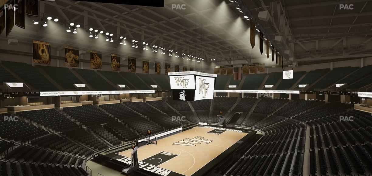 Lawrence Joel Veterans Memorial Coliseum - Section 237 Seat View