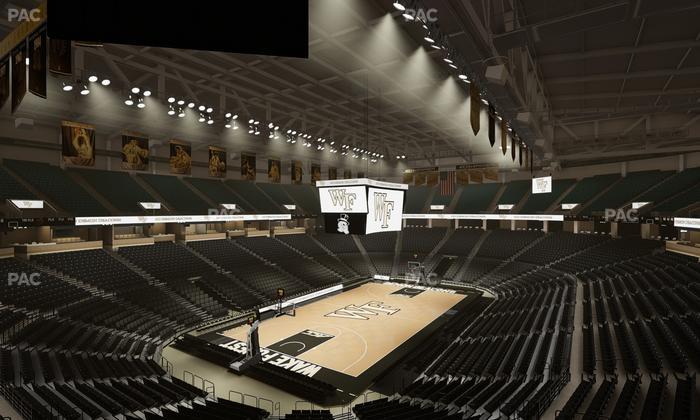 Lawrence Joel Veterans Memorial Coliseum - Section 237 Seat View
