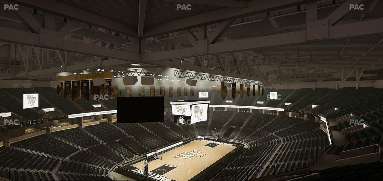 Lawrence Joel Veterans Memorial Coliseum - Section 237 Seat View