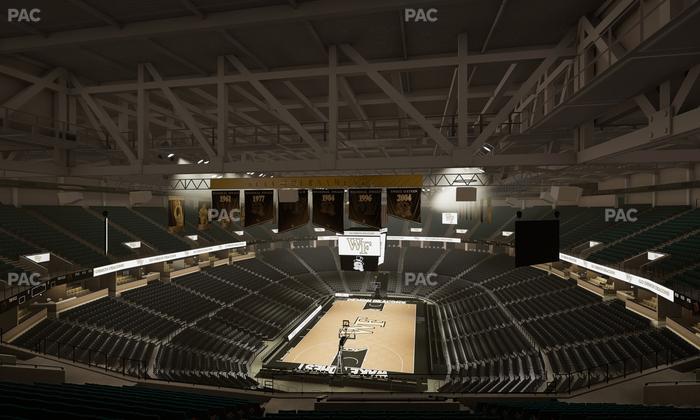 Lawrence Joel Veterans Memorial Coliseum - Section 240 Seat View