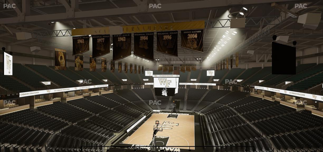 Lawrence Joel Veterans Memorial Coliseum - Section 240 Seat View