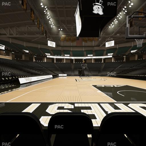 Lawrence Joel Veterans Memorial Coliseum - Section Best View Seat View