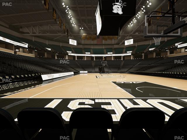 Lawrence Joel Veterans Memorial Coliseum - Section Best View Seat View