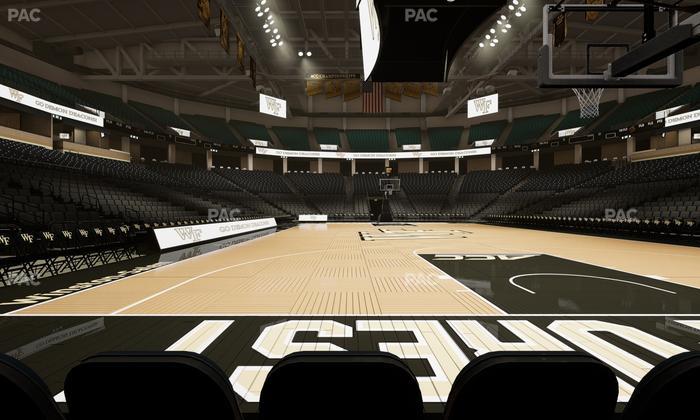 Lawrence Joel Veterans Memorial Coliseum - Section Best View Seat View