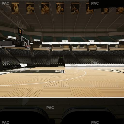 Lawrence Joel Veterans Memorial Coliseum - Section Premium Floor Seat View