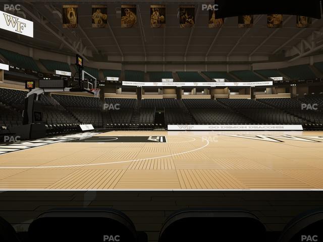 Lawrence Joel Veterans Memorial Coliseum - Section Premium Floor Seat View
