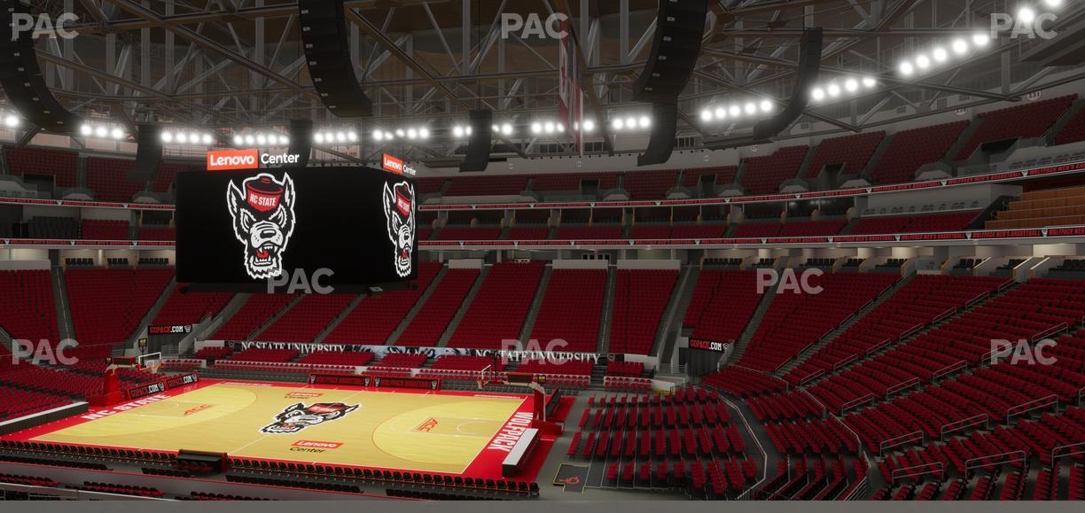 Lenovo Center - Section 101 Seat View