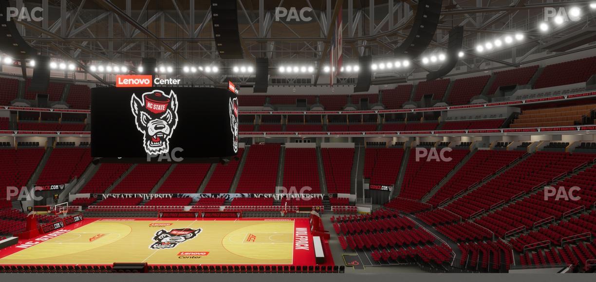 Lenovo Center - Section 102 Seat View