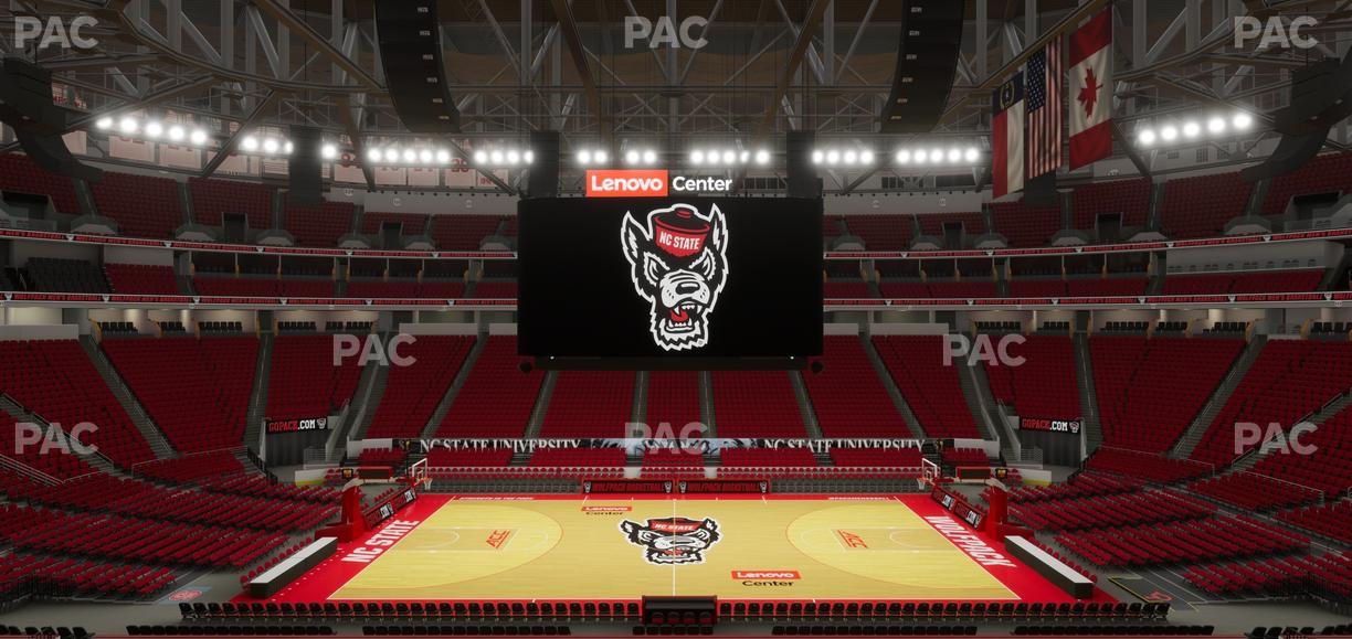 Lenovo Center - Section 104 Seat View