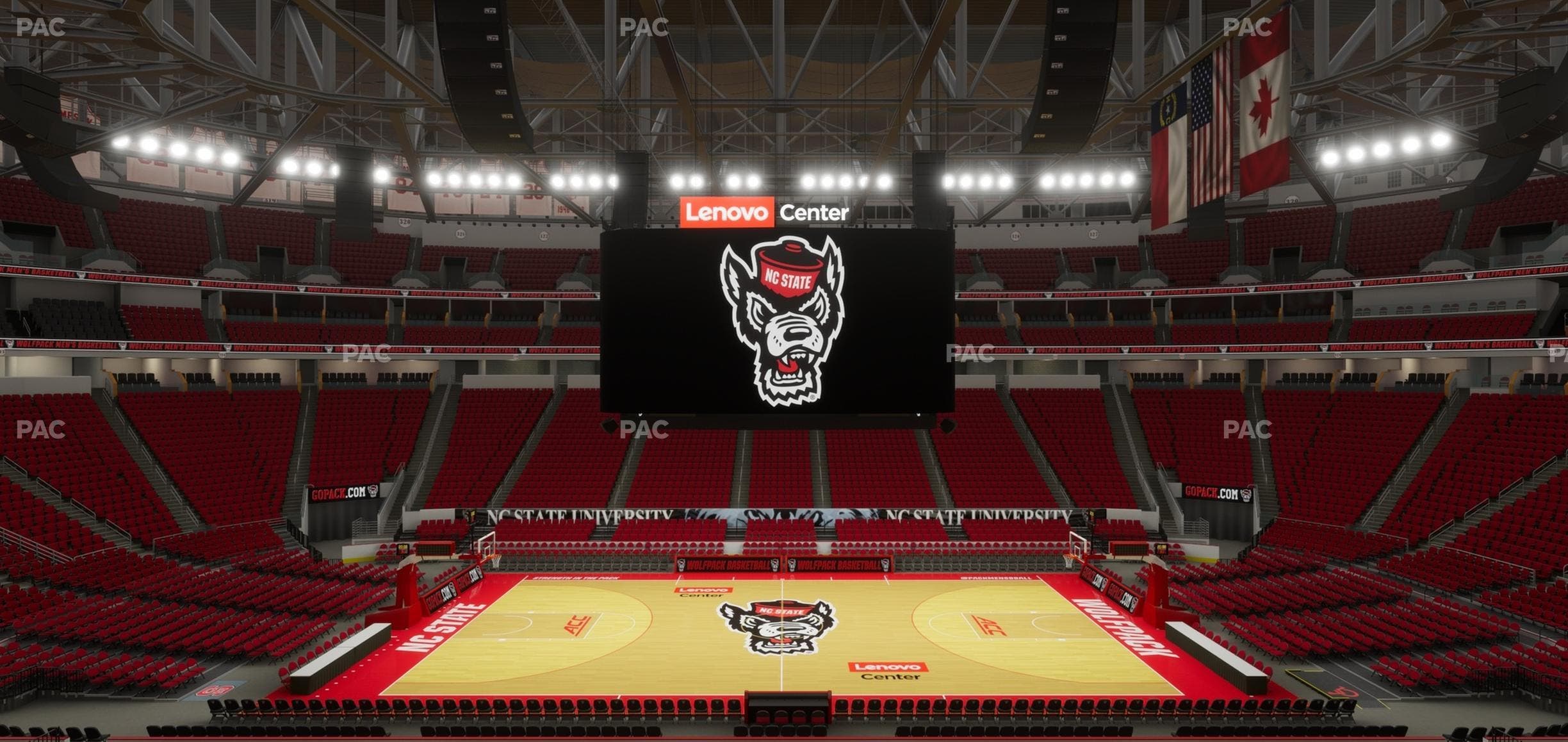 Lenovo Center - Section 104 Seat View