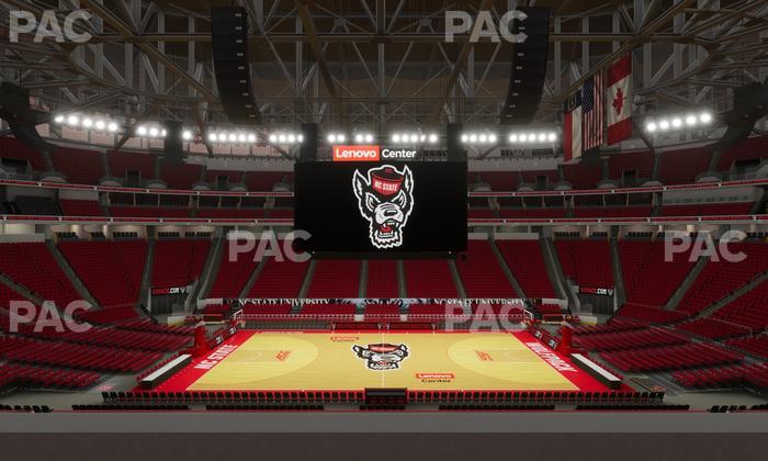 Lenovo Center - Section 104 Seat View