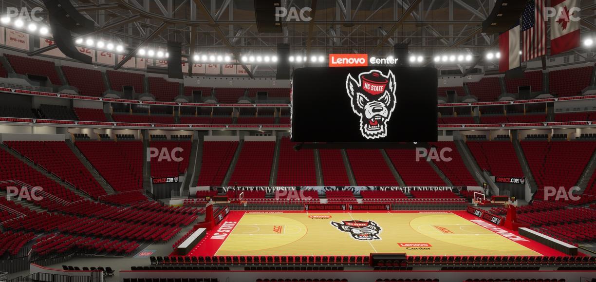 Lenovo Center - Section 105 Seat View