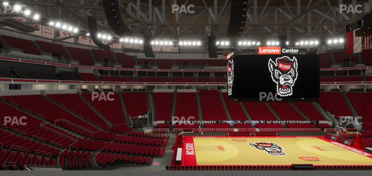 Lenovo Center - Section 106 Seat View