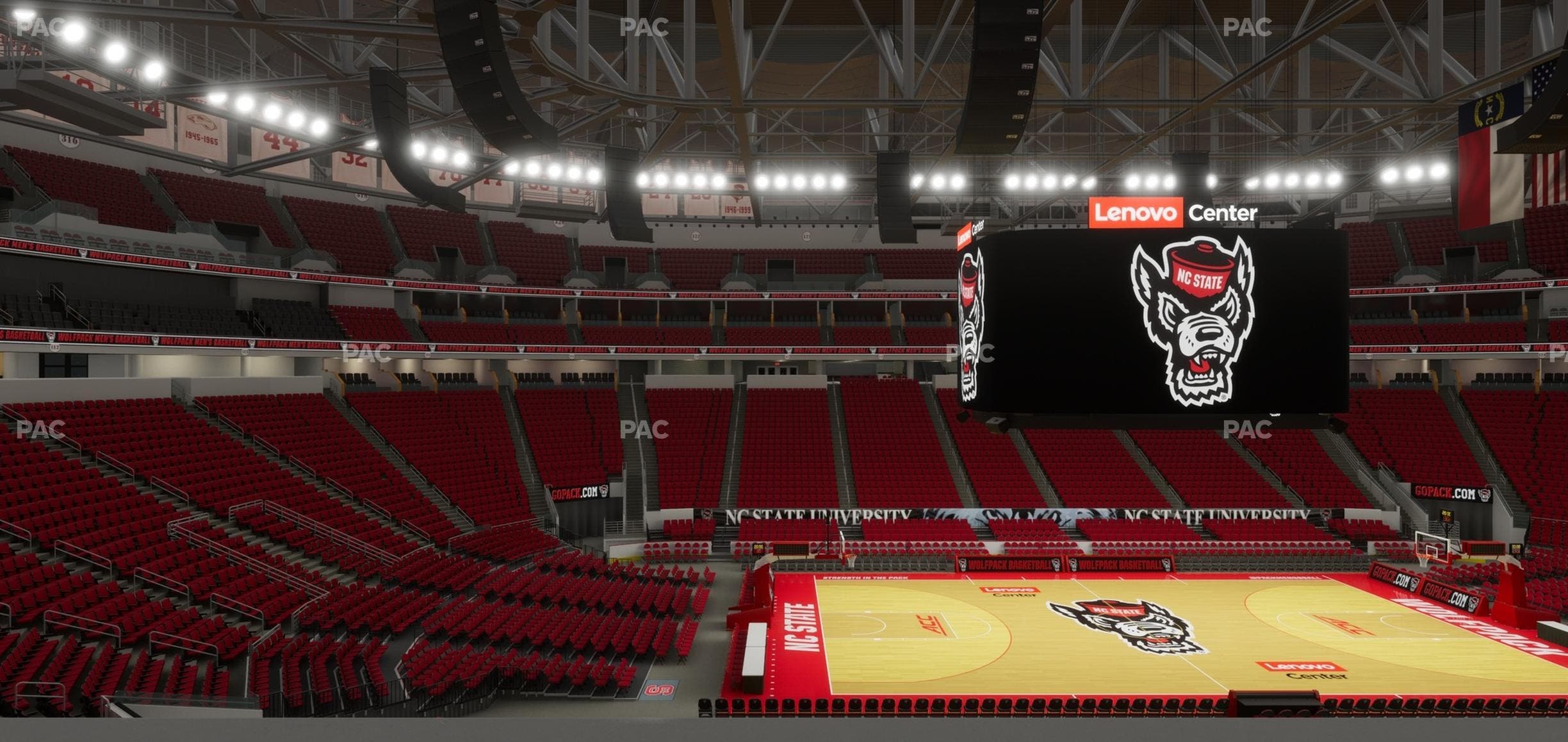 Lenovo Center - Section 106 Seat View