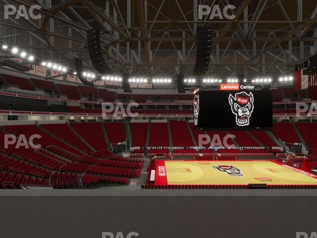 Lenovo Center - Section 106 Seat View